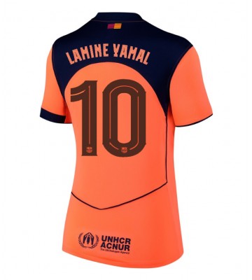 Lacne Ženy Futbalové dres Barcelona Lamine Yamal #10 2025-26 Krátky Rukáv - Tretina